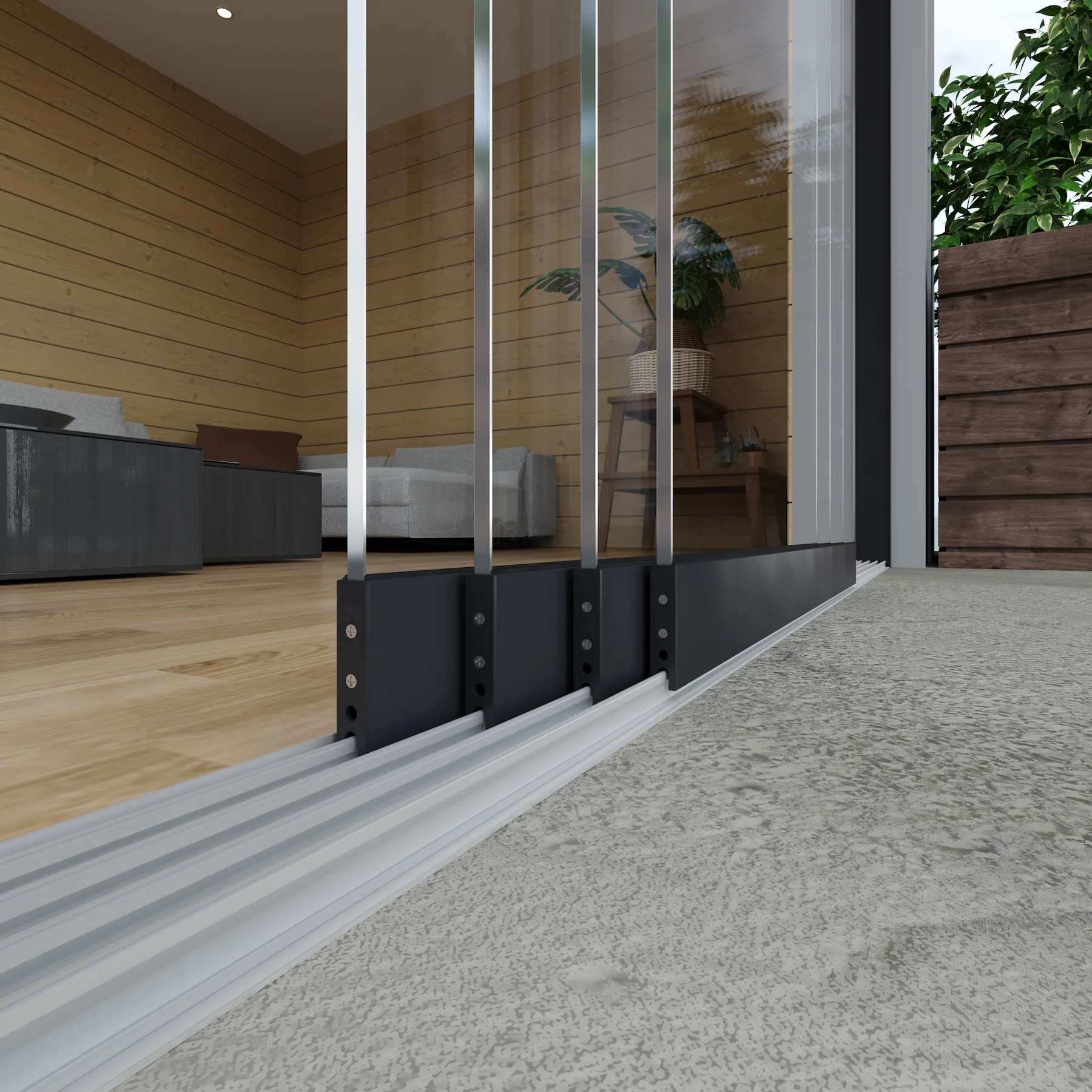 4 spoor rails
