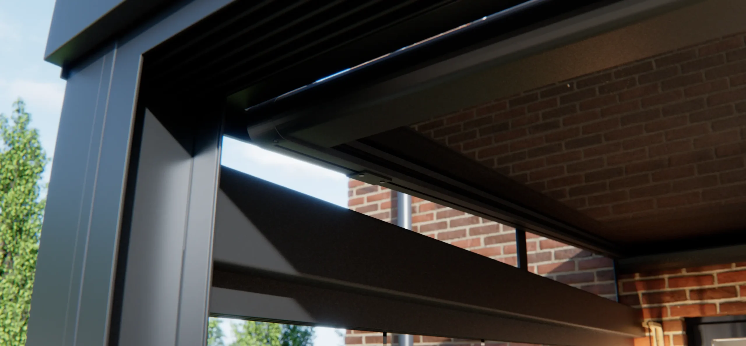 Onderdakzonwering veranda