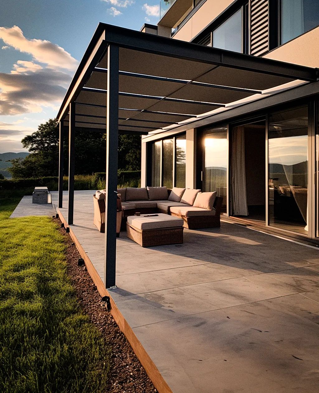 Open overkapping EG Veranda
