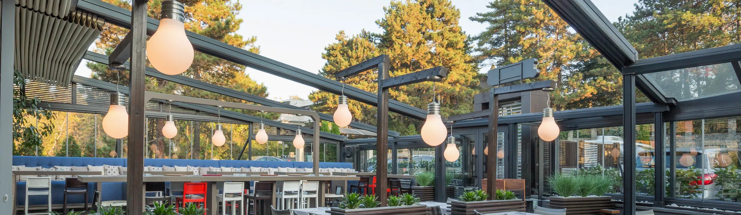 Pergola voor horeca terras