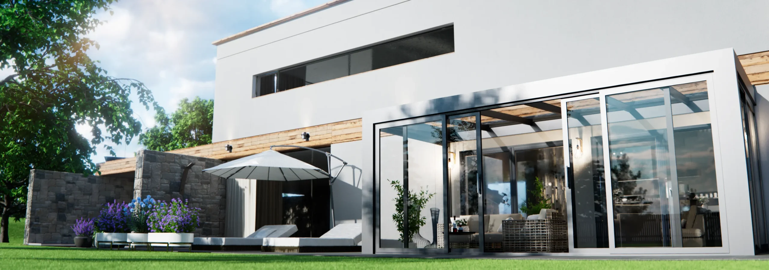 Zonwering veranda EG Veranda